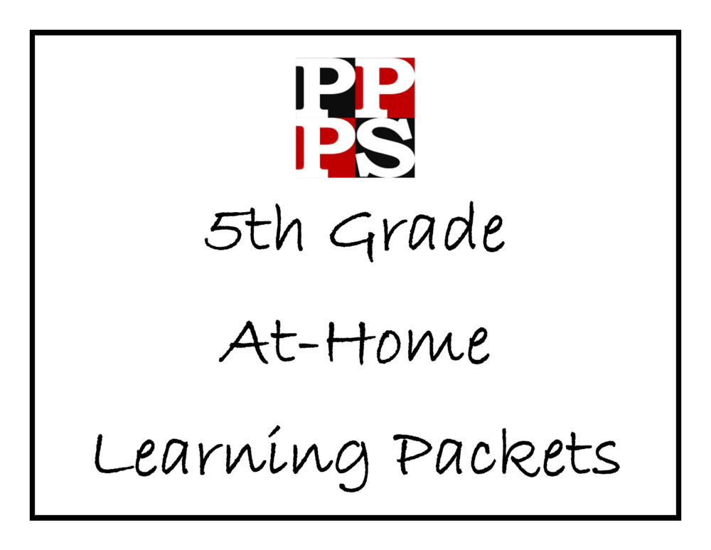 5th Grade At-Home Learning Packets