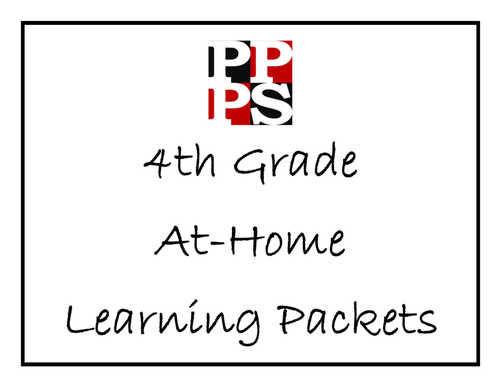 4th Grade At-Home Learning Packets