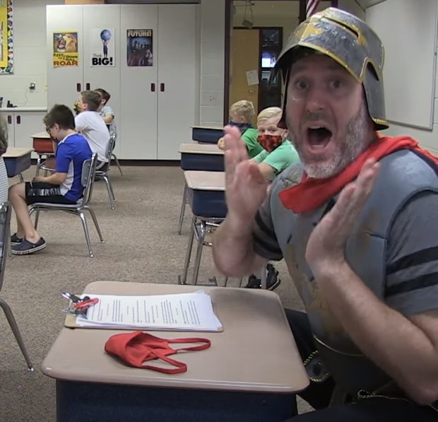 Sir George Helps Prepare Elementary Students for Return to Learn
