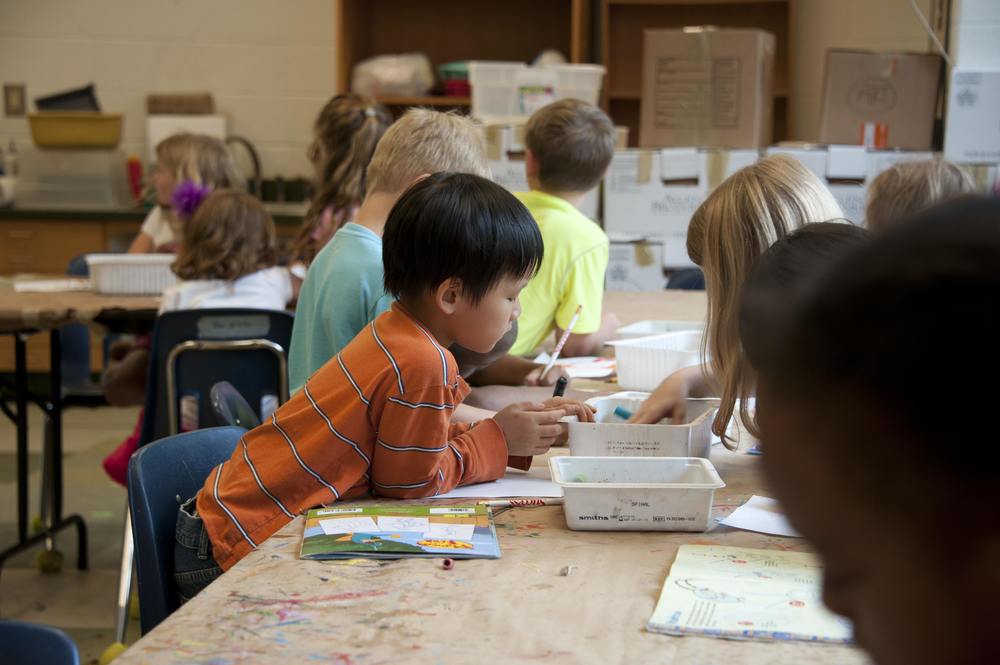 School children