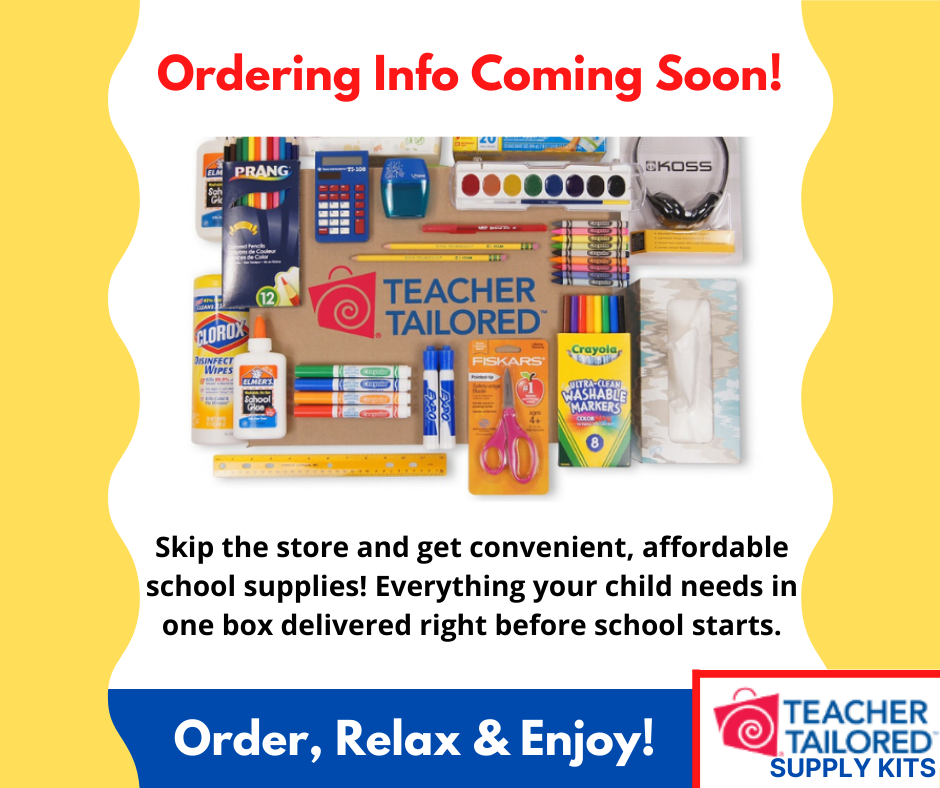 Teacher Tailered Supplies