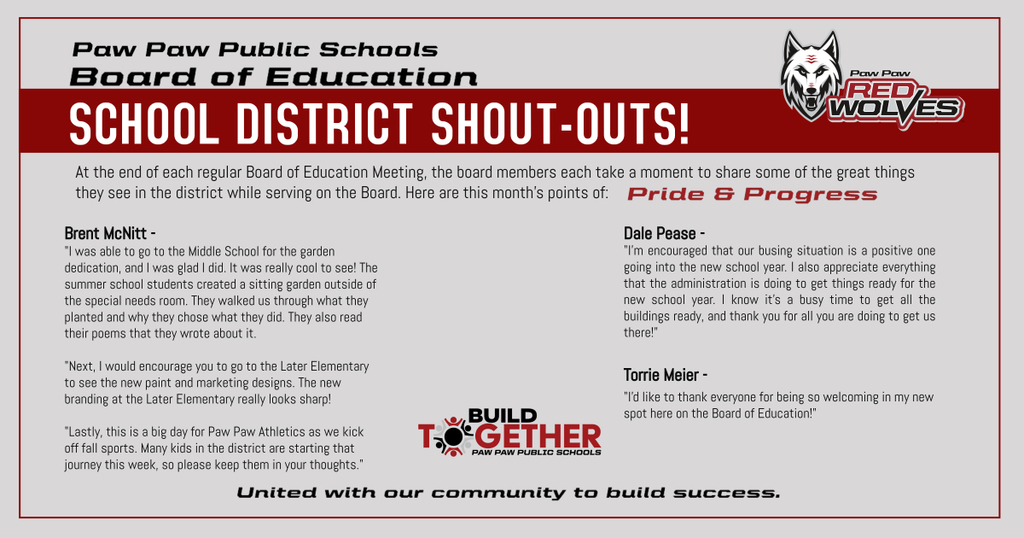 Boe shout-outs