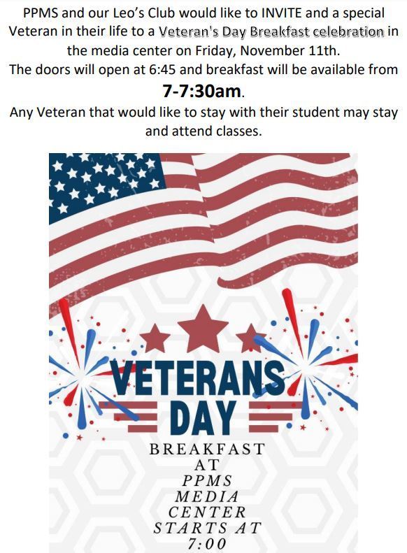 Veteran's Day Invitation
