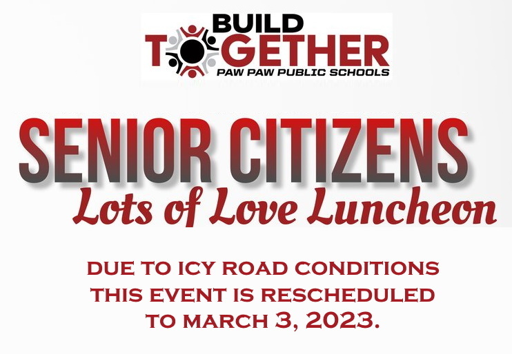 Senior Lunch Postponed