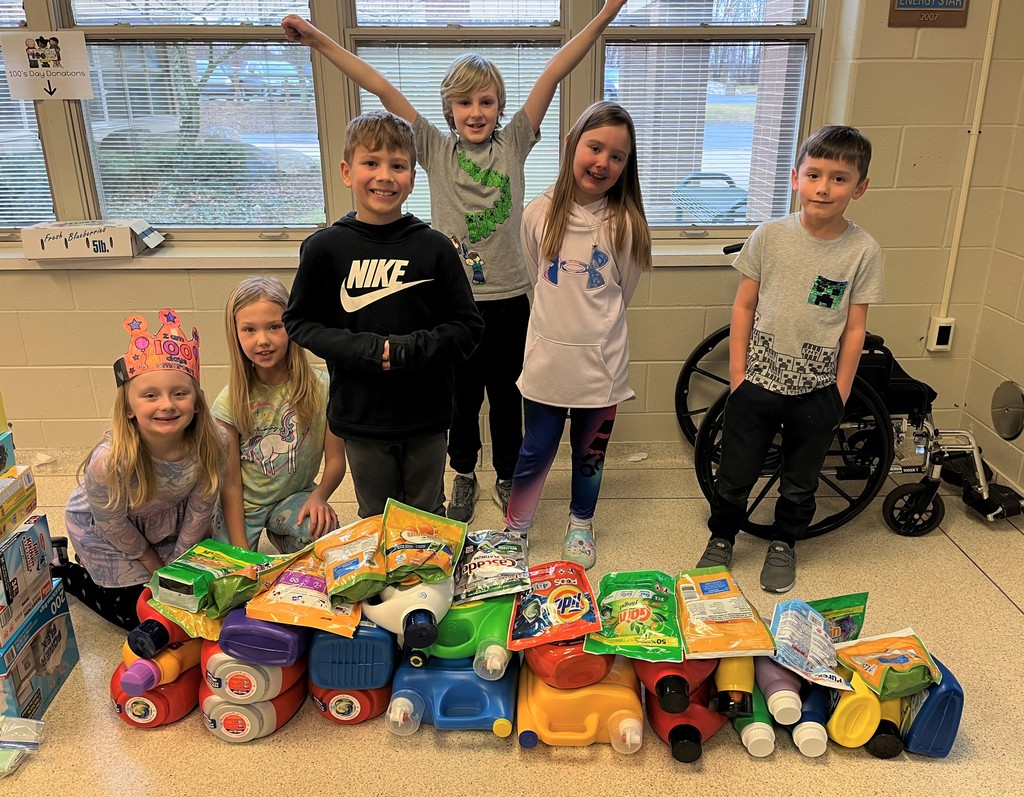 5 kids and food donation