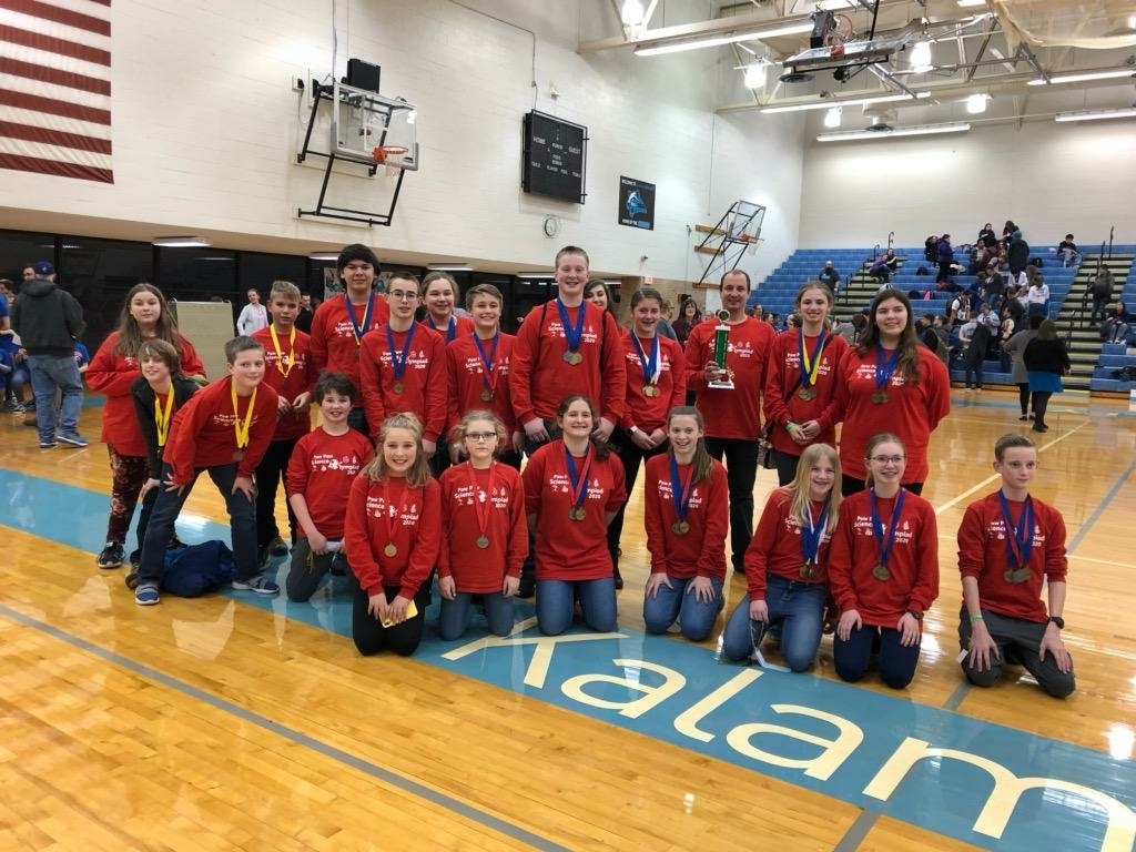 1st Place at Science Olympiad Regionals! 