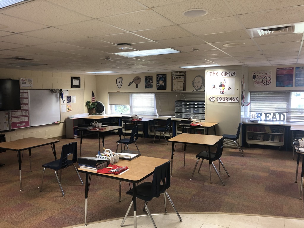 Classrooms are ready and social distanced