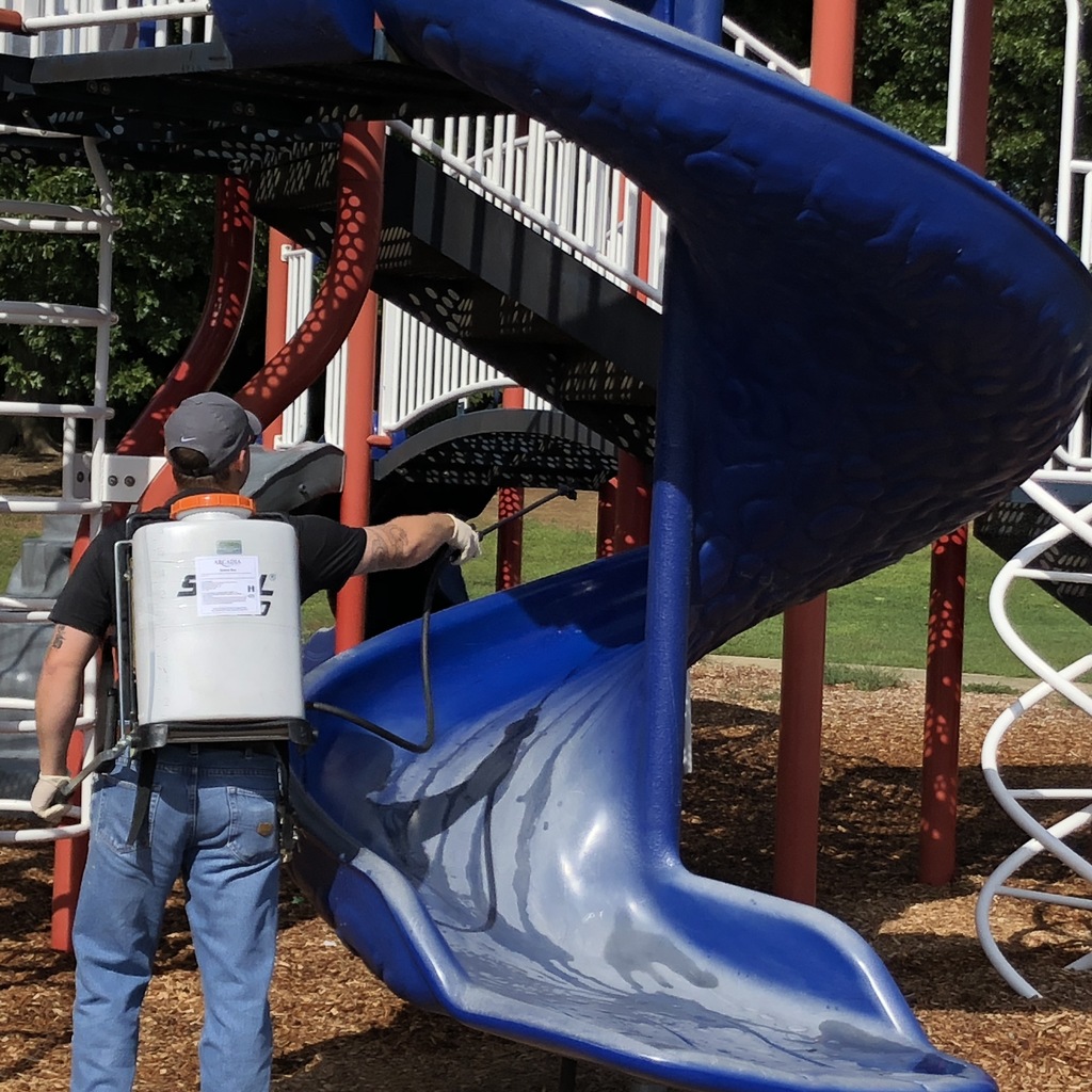Playground disinfecting