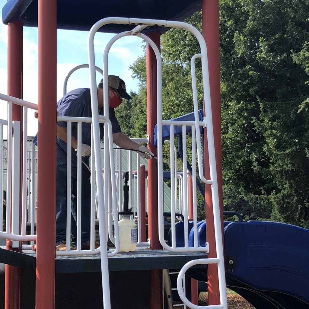 Playground disinfecting